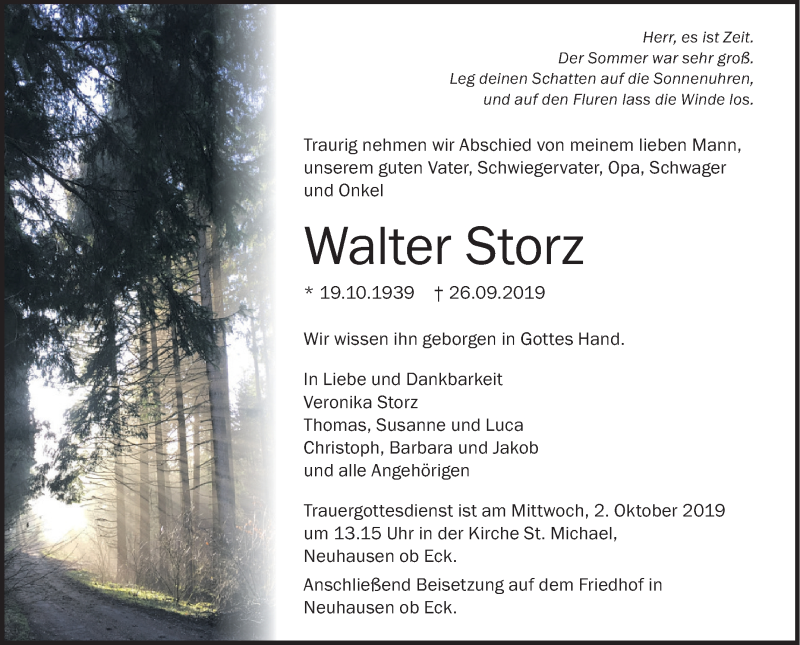 Walter storz outlet