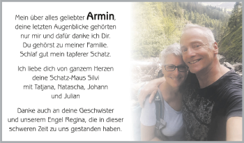 Anzeige von Armin  von Schwäbische Zeitung