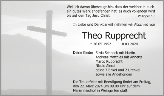 Zur Gedenkseite von Theo Rupprecht